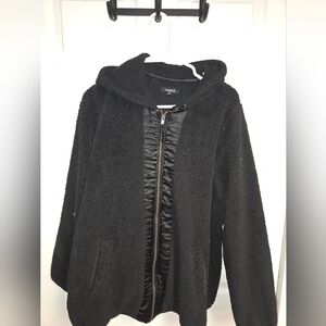 Fake Sherpa zip up hoodie from torrid